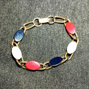 Vintage Patriotic Enamel bracelet